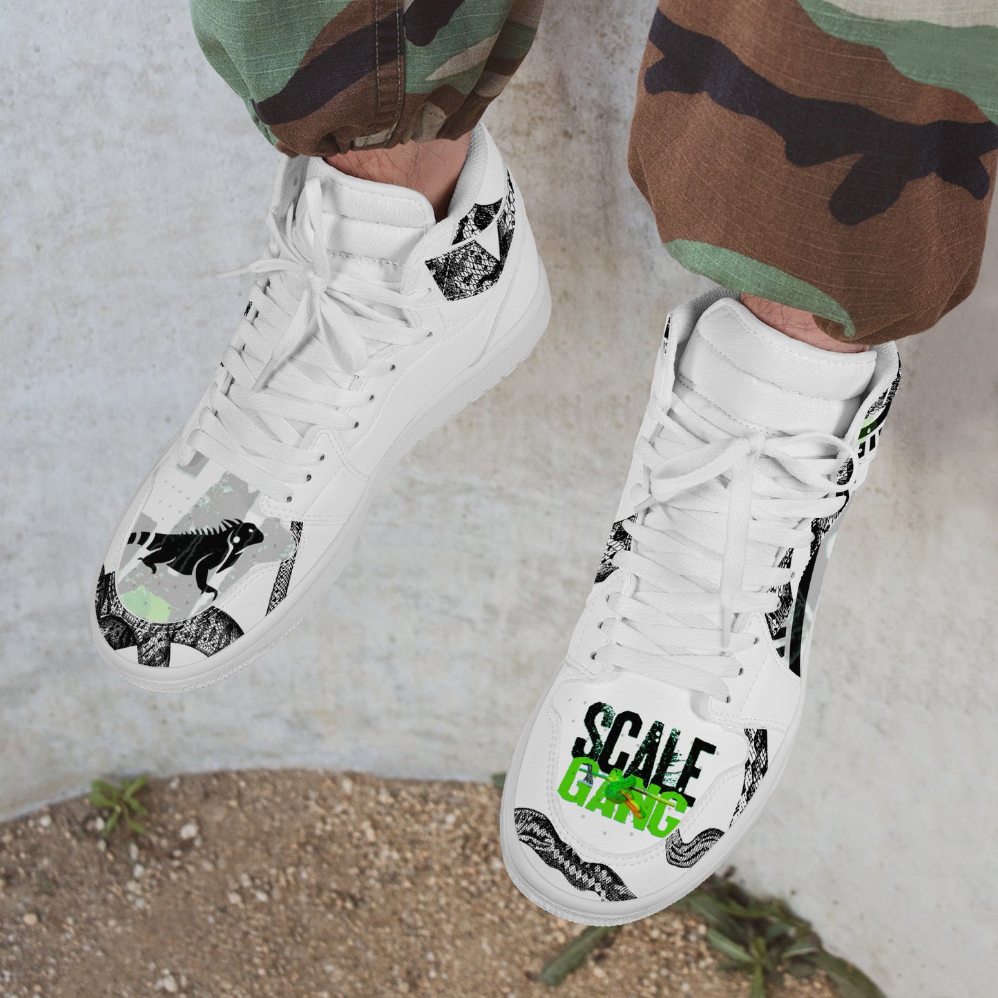 SCALE GANG High Top (White)