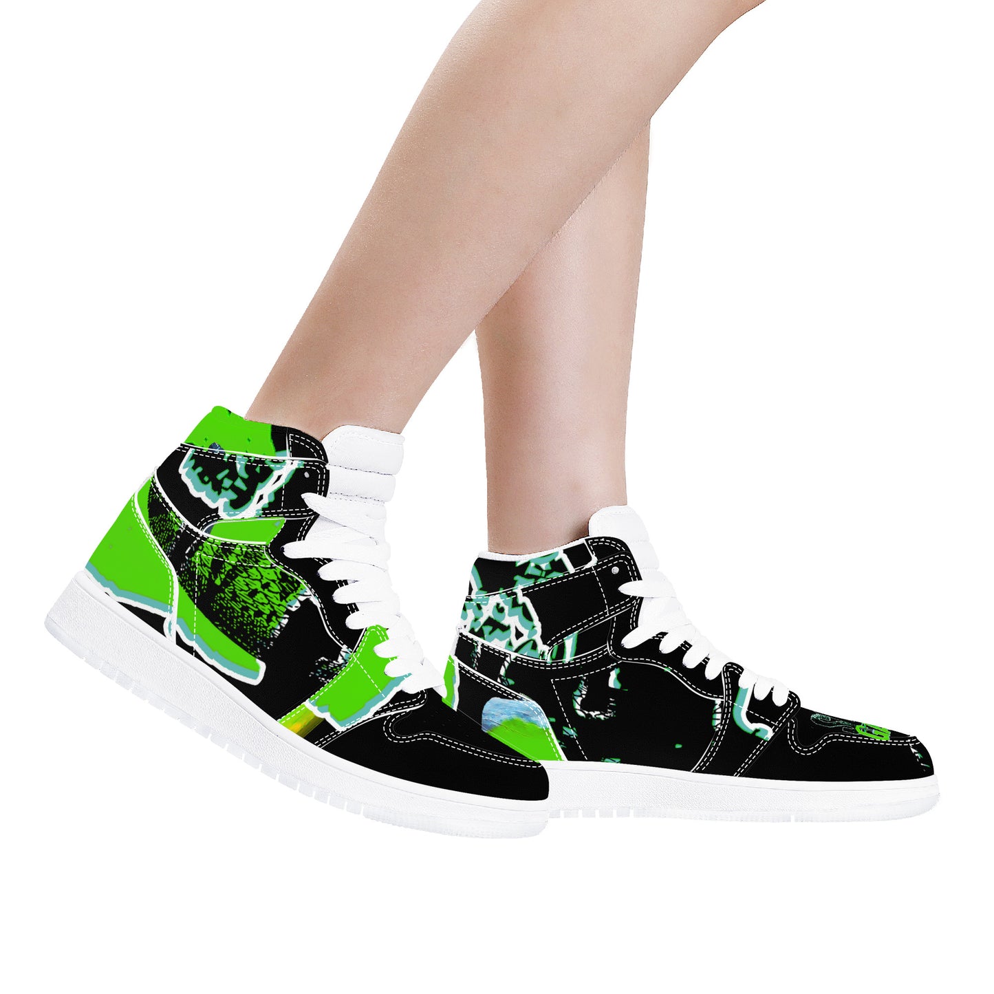 Scale Gang High Top Sneaker (Black)
