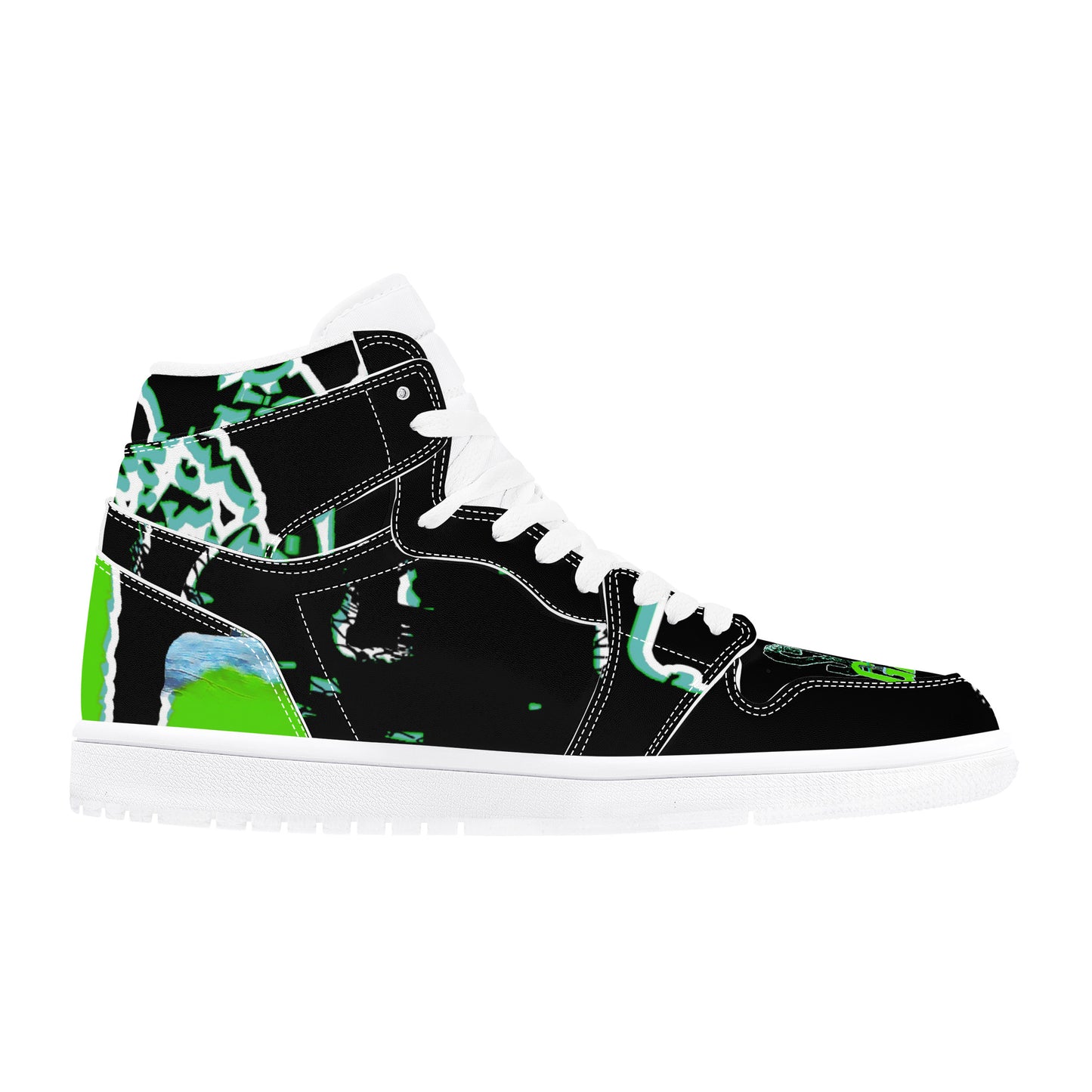 Scale Gang High Top Sneaker (Black)