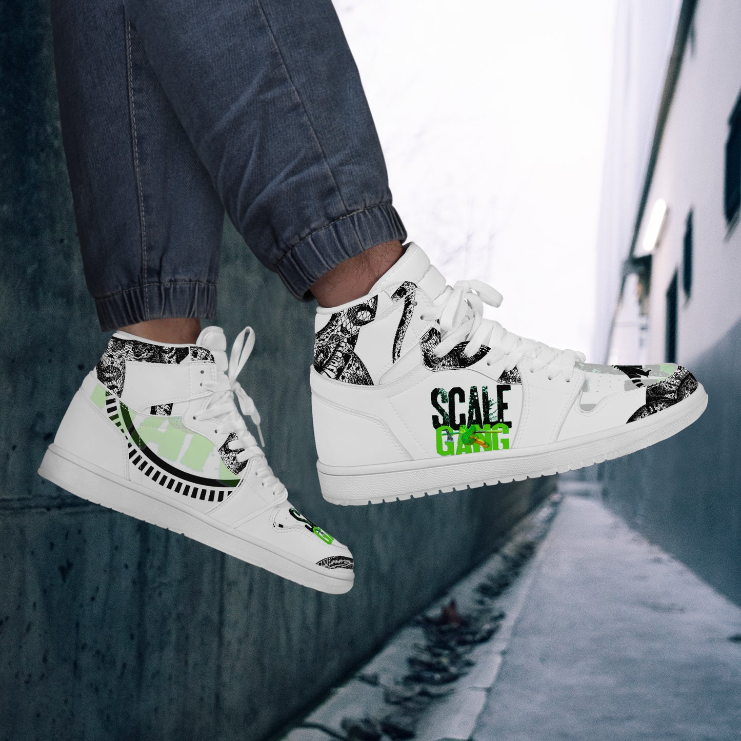 SCALE GANG High Top (White)