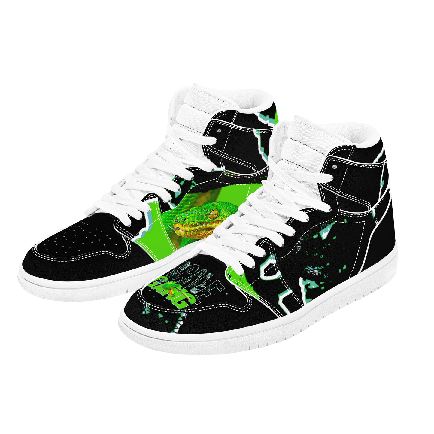 Scale Gang High Top Sneaker (Black)
