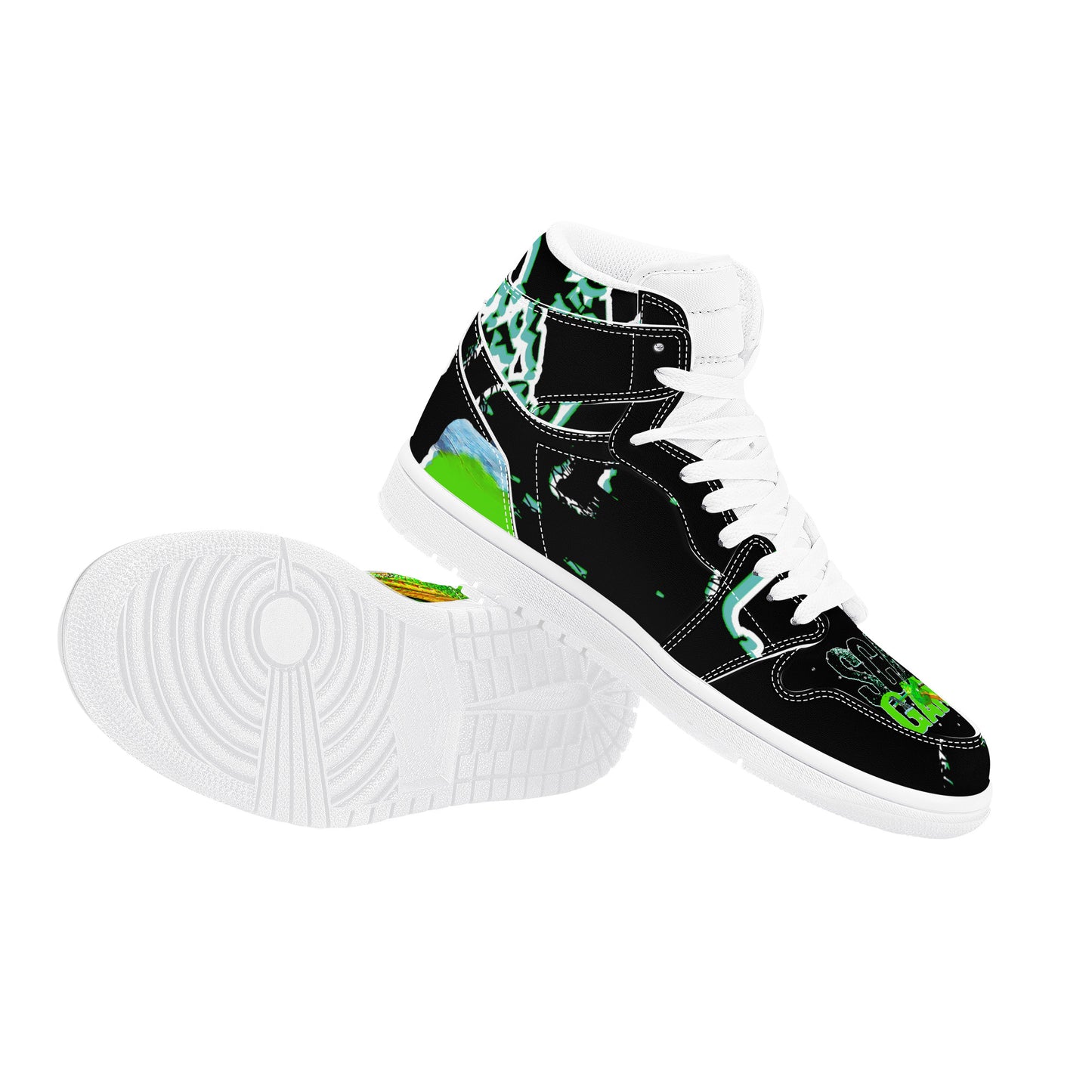 Scale Gang High Top Sneaker (Black)