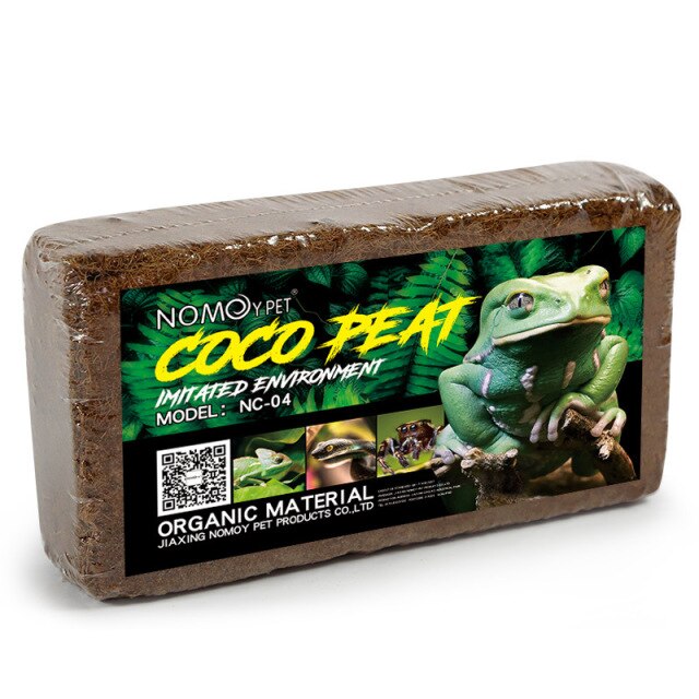 Reptile Coconut Soil Natural Coconut Fiber Substrate Lizard Tortoise Reptile Bedding Soil Reptile Terrariums Bottom Supplies